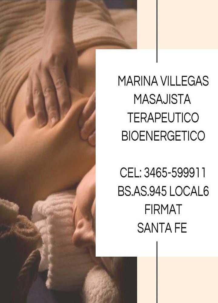 Marina Masajista terapeutica Bioenergetica