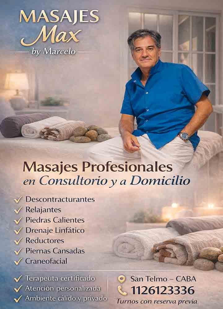 Masajes Max Zona San Telmo